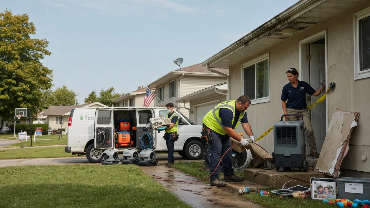 Water Damage Restoration in Brisbin, PA near me